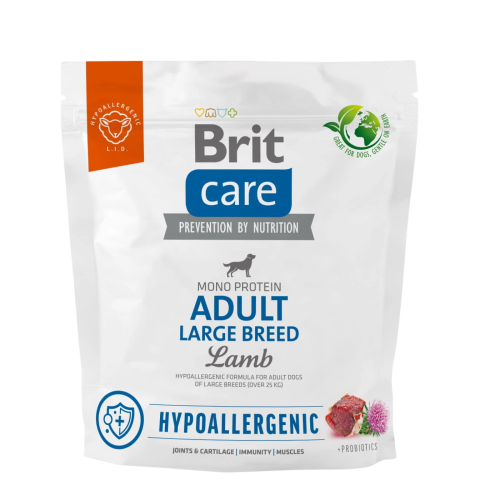 brit care dog pies hipoalergiczna dorosły duża rasa jagnięcina ryż